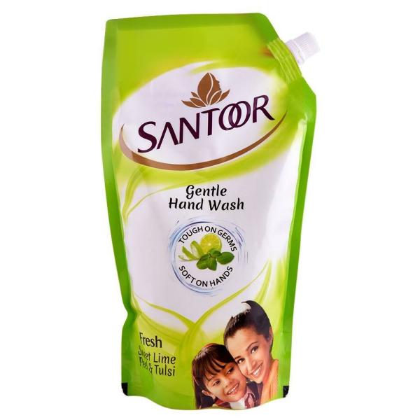 Santoor Gentle Hand Wash Fresh 750ml